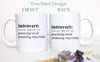 Introvert Definition - White Ceramic Mug