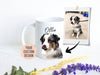 Custom Dog Pet Photo Portrait - White Ceramic Mug