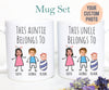 Personalized Aunt and Uncle Individual OR Mug Set