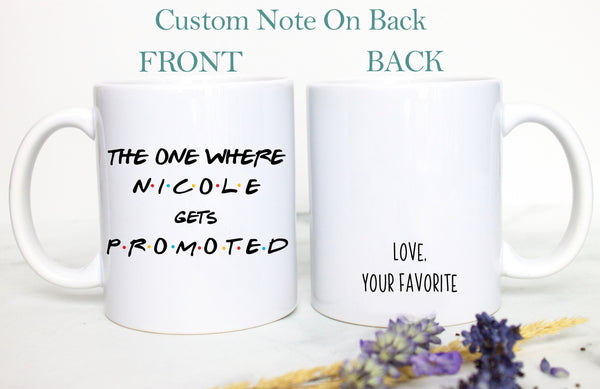 Personalized Job Promotion Gift, Job Promotion Mug, Gift for Work Promotion, Funny Promotion Gift for Men and Women, Promotion Gift Idea