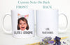 Custom Baby Face Photo Gift For Grandpa Grandma Individual OR Mugset