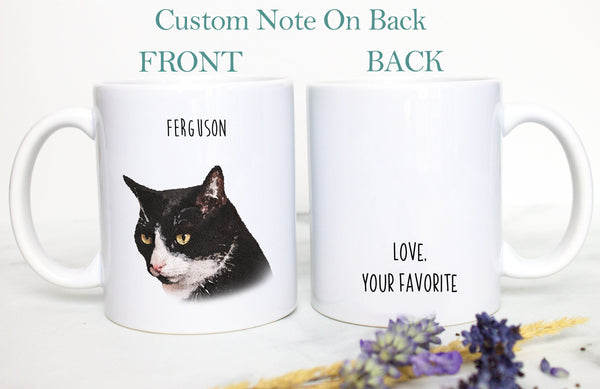Custom Cat Photo Mug