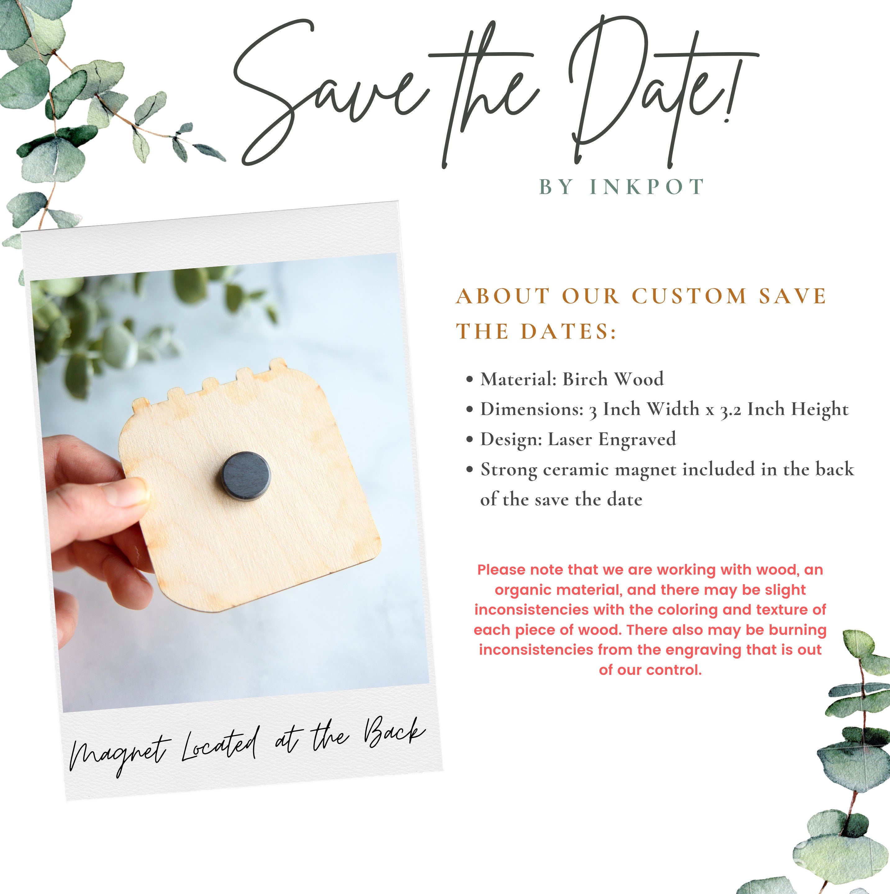 Custom Save the Date Magnet