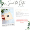 Custom Save the Date Magnet