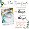 Custom Wedding Holiday Table Name Place Cards | Dinner Party Table decor, Wedding Name Cards, Wood Table Setting, Rustic Place Name, Wedding
