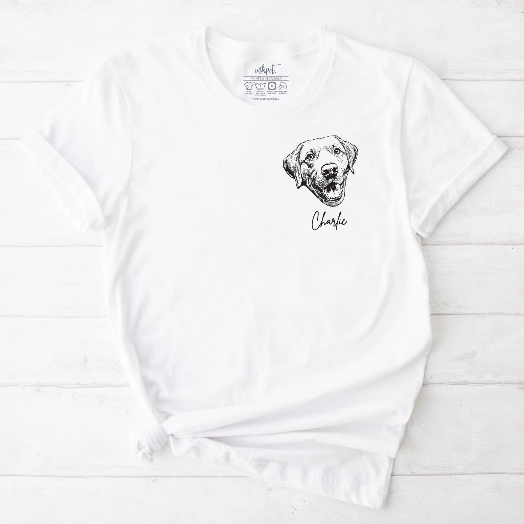Custom Pet Portrait Shirt or Sweatshirt