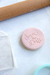 Save the Date Fondant Embosser Stamp and Cutter