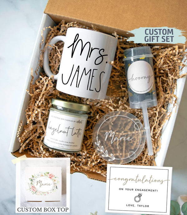 Personalized Engagement Gift Box
