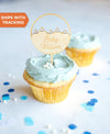 Baby Shower Cupcake Topper - Mountains