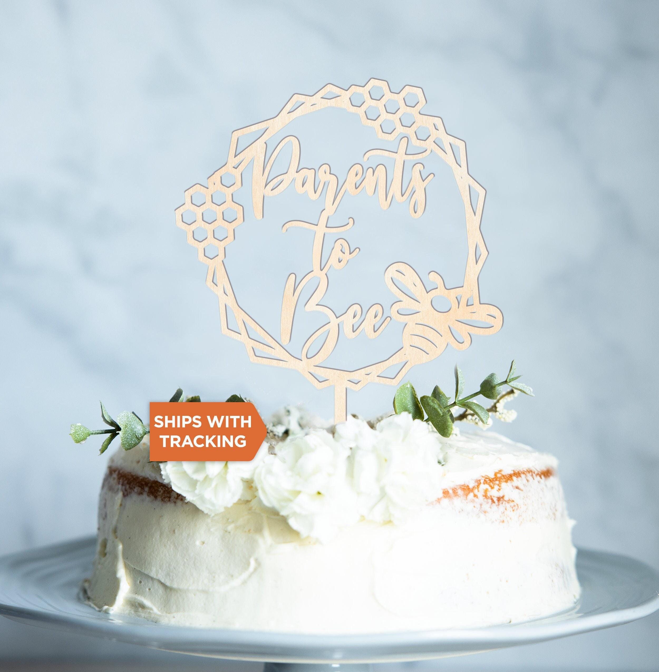 Parents to Bee Cake Topper