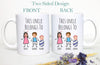 Personalized Aunt and Uncle Individual OR Mug Set #5, Aunt Uncle Belongs To, Custom Aunt Gift, New Aunt Uncle Mug Custom Baby Announcement