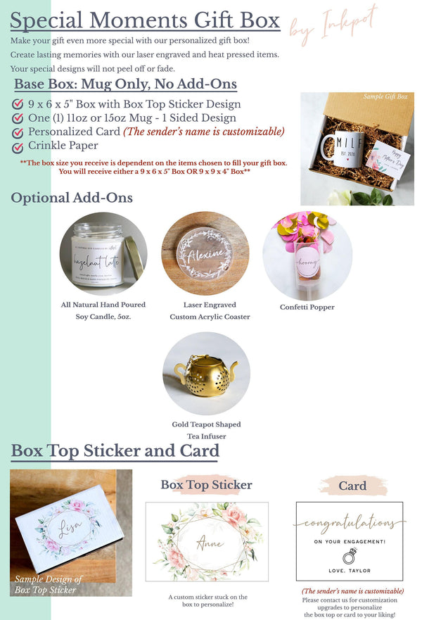 Personalized Engagement Gift Box