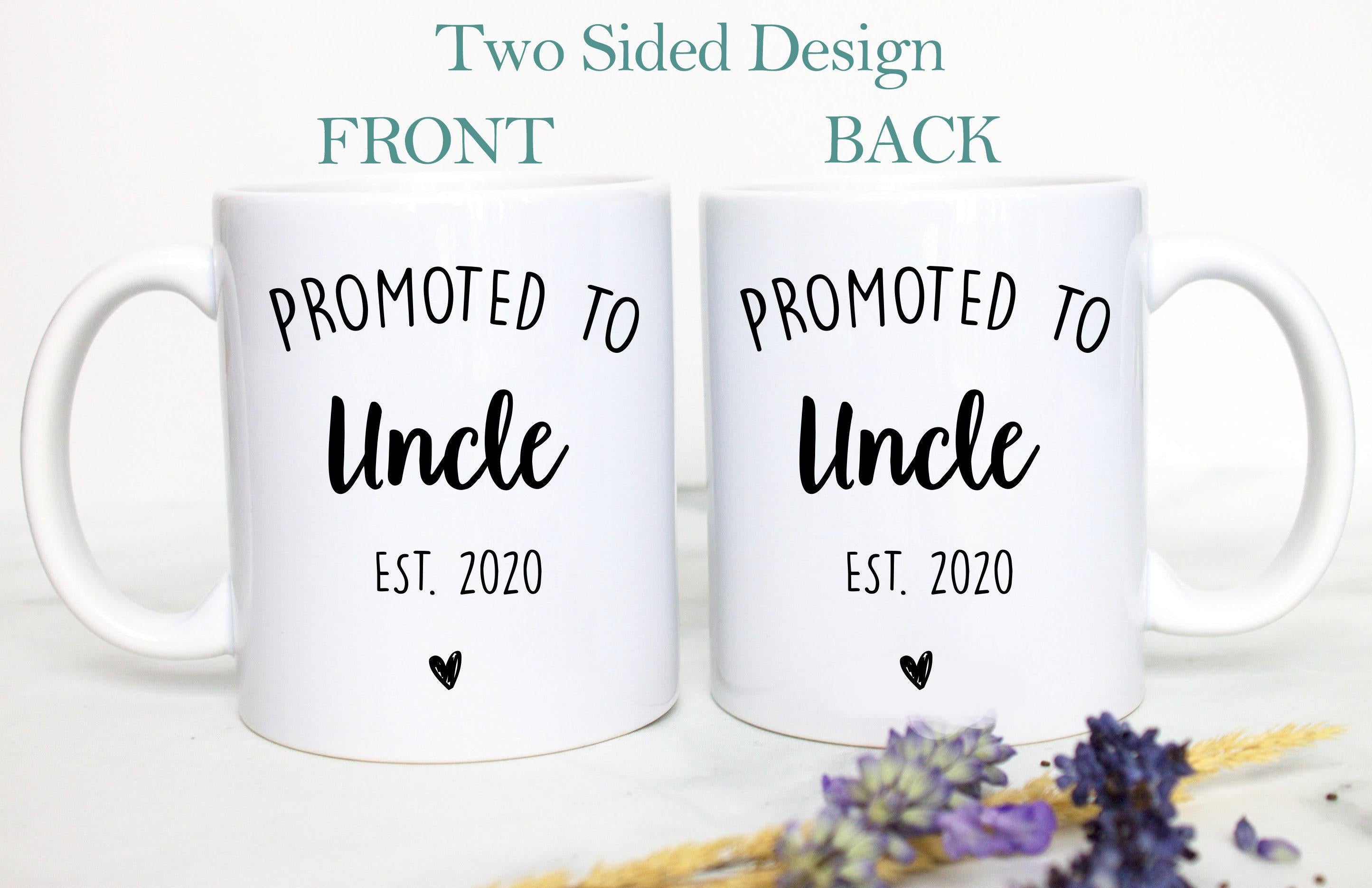 Promoted to Auntie and Uncle Individual OR Mug Set