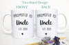 Promoted to Auntie and Uncle Individual OR Mug Set