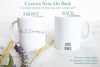 Personalized Name Aunt and Uncle Individual or Mug Set #4 - White Ceramic Mug