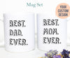 Personalized Father's Day Mother's Day Gift Individual OR Mug Set