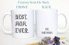 Personalized Father's Day Mother's Day Gift Individual OR Mug Set