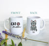 Personalized Cat Mom Mug- White Ceramic Custom Mug