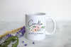 Pink Blush Floral Mother of the Bride Custom Name and Date - White Ceramic Mug