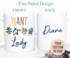 Personalized Plant Lady Mug