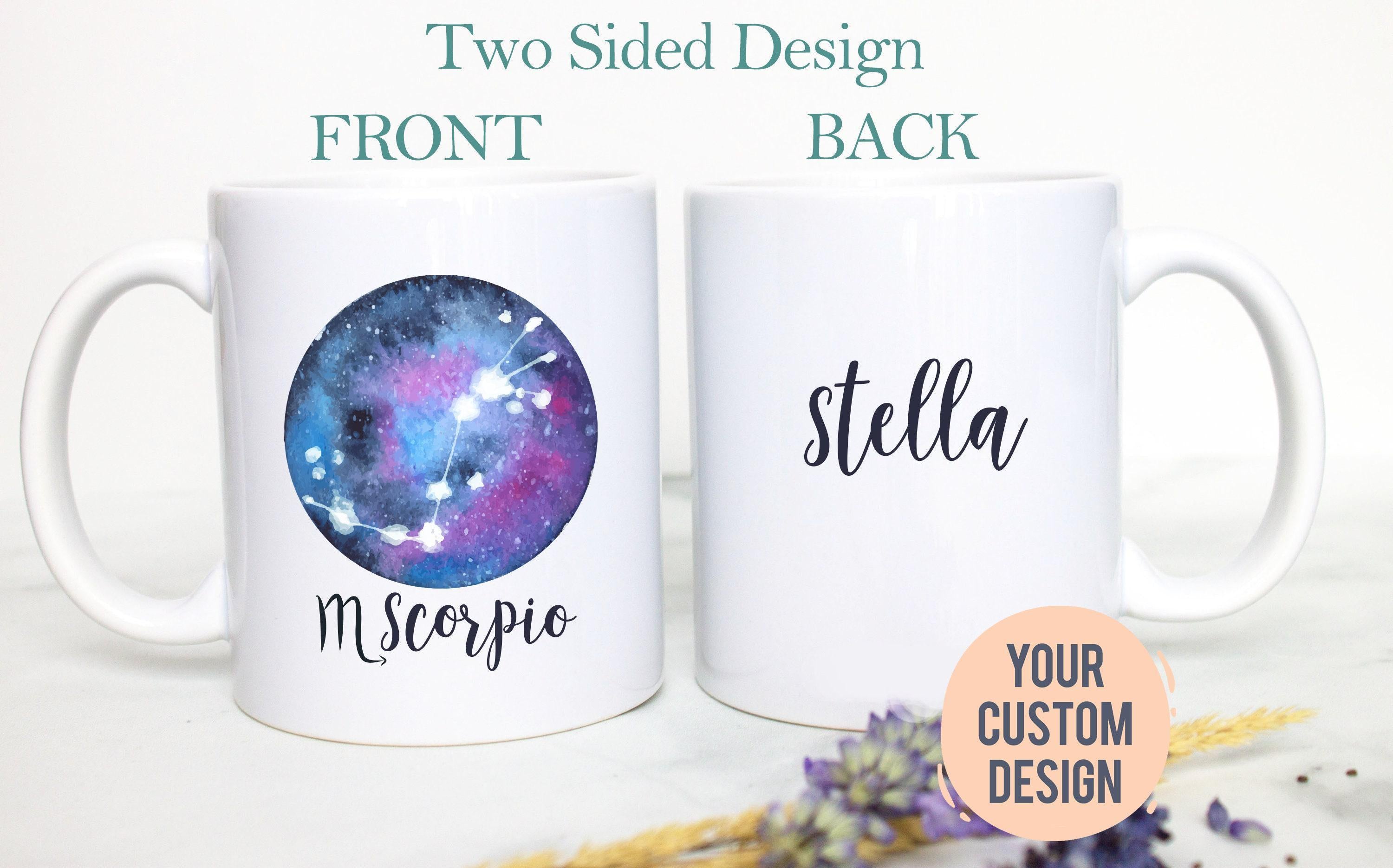 Scorpio Mug - Personalized Name Zodiac Mug