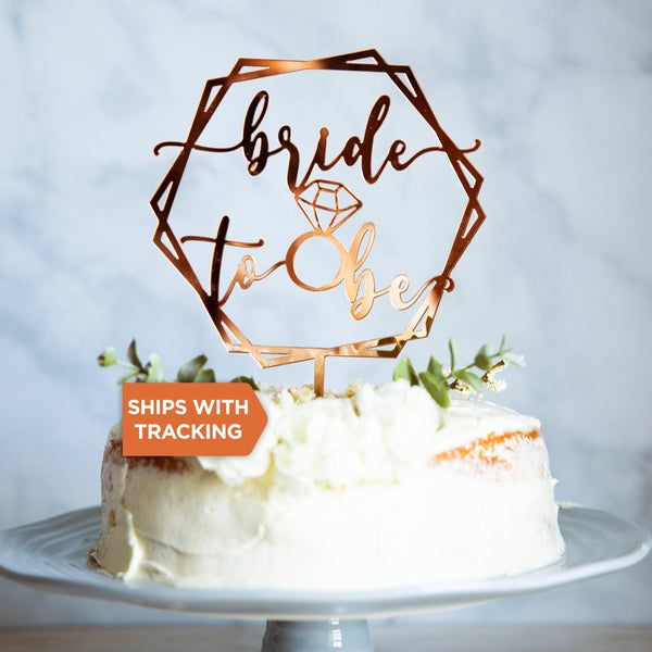 Bride To Be Wedding Cake Topper