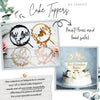 Almost Mrs Custom Name Wedding Cake Topper