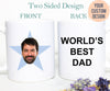 The Office - Custom Photo Star Face World's Best Dad Mug
