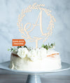 Custom Initial Wedding Cake Topper