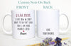 Personalized Father's Day Mother's Day Gift Individual OR Mug Set