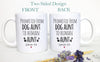 Promoted From Dog Aunt and Uncle To Human Individual or Mug Set - White Ceramic Mug