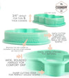 Carrot Pattern Easter Acrylic Fondant Embosser With Cutter