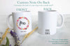 Floral Wreath Married Mrs. Mug Custom Name - White Ceramic Mug