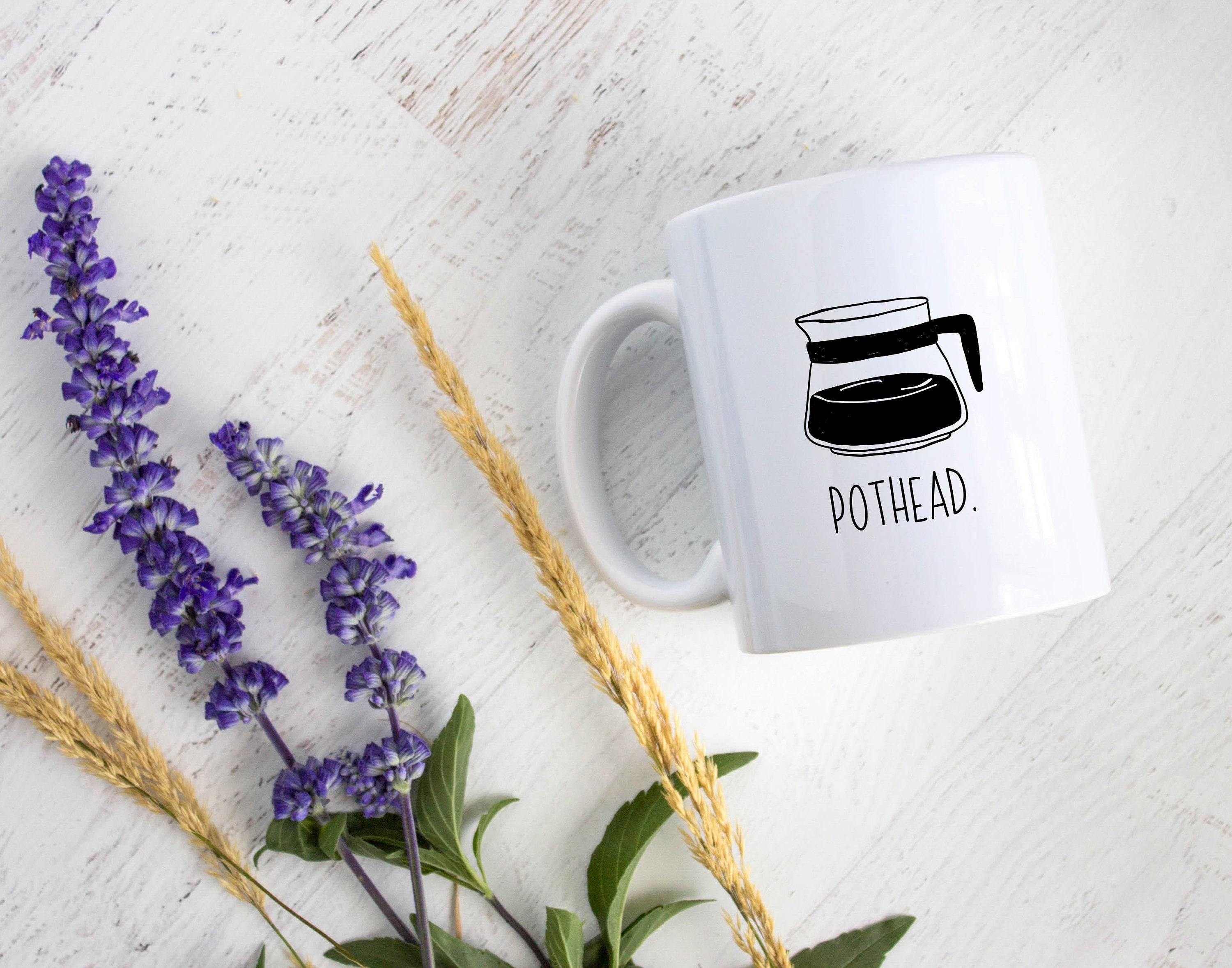 Pothead - White Ceramic Mug