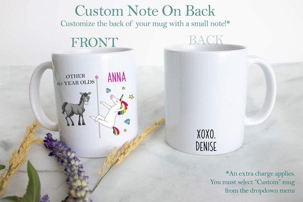 Other 65 Year Olds Vs. You Unicorn - White Ceramic Mug