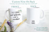 Does Running Out Of Fucks Count as Cardio Floral Mug - White Ceramic Mug