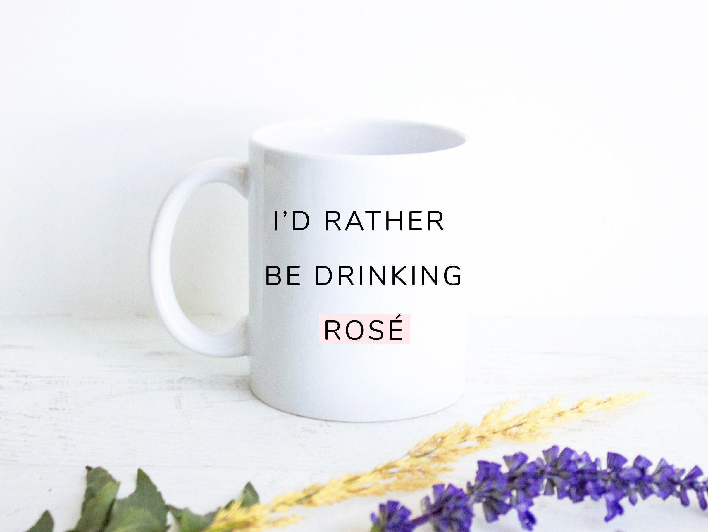 Rosé Lover - White Ceramic Mug