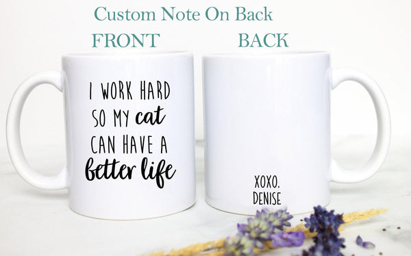 Personalized Cat Mug