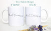 Personalized Name Aunt and Uncle Individual or Mug Set #4 - White Ceramic Mug