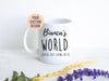 Custom Name's World - White Ceramic Mug