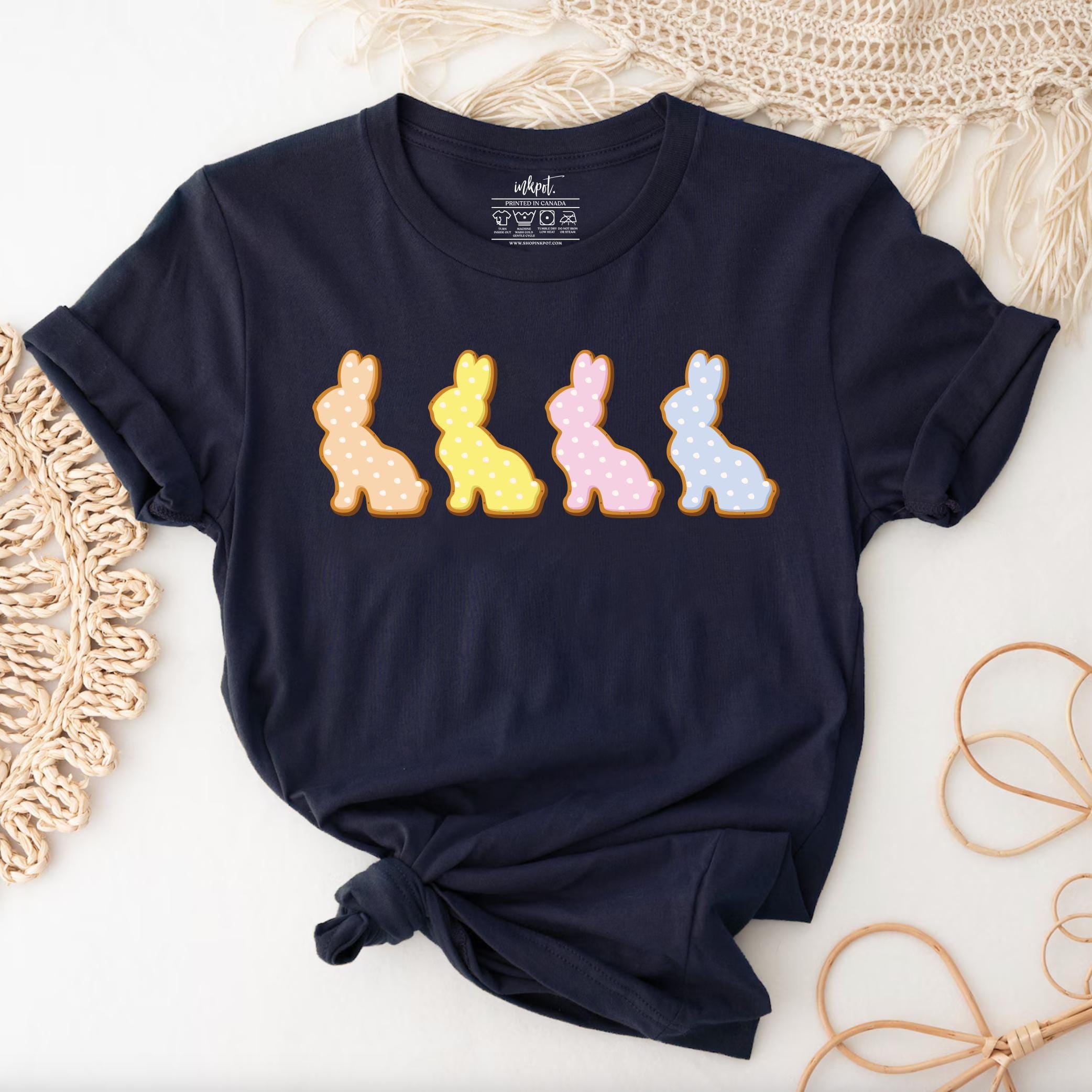 Easter Bunny Cookie Shirt Sweatshirt | Cute Easter Shirt, Happy Easter Shirt, Easter Tee, Women Easter Tee, Cute Bunny Tee,Easter Sweatshirt