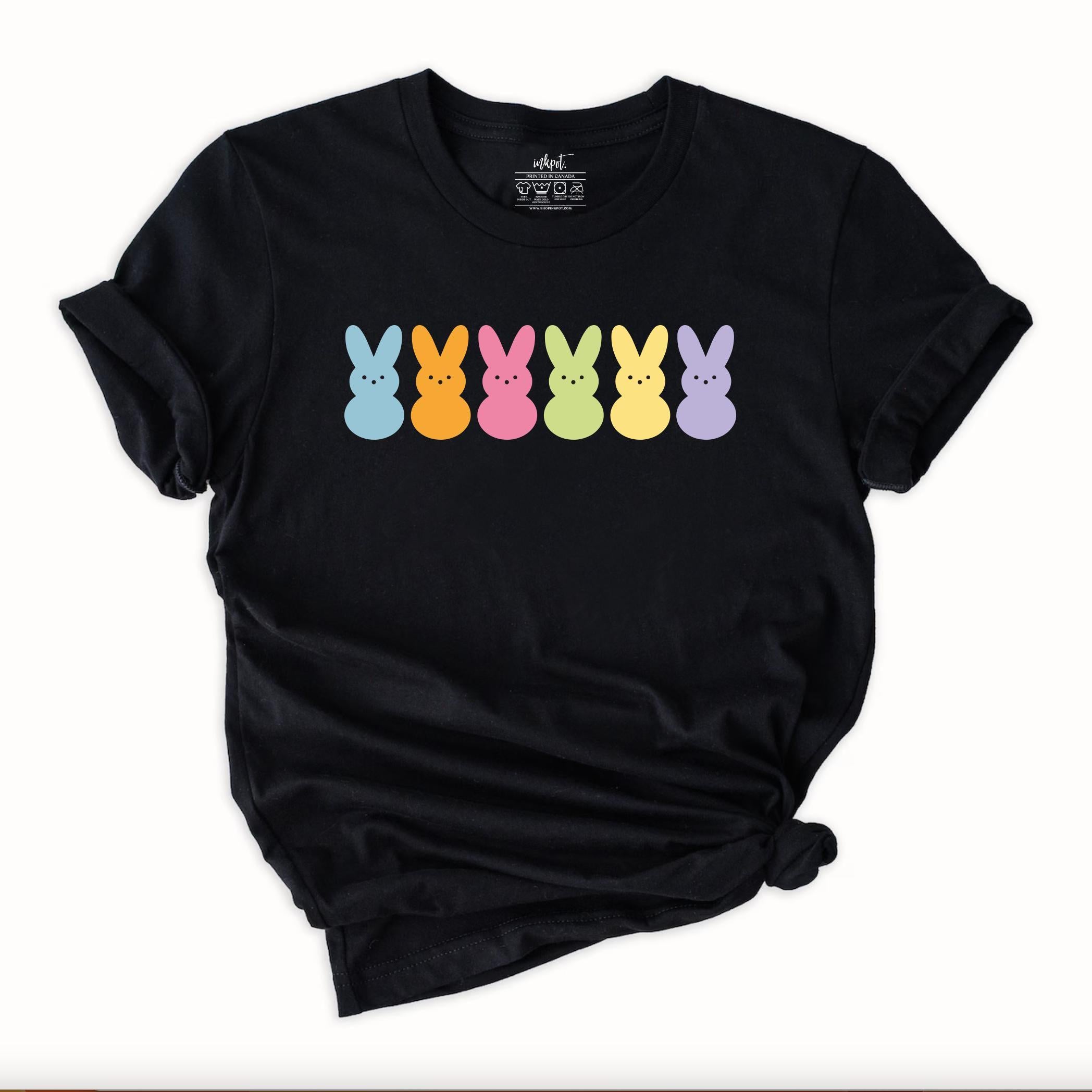 Easter Peeps Shirt Sweatshirt | Cute Easter Shirt, Happy Easter Shirt, Easter Tee, Women Easter Tee, Cute Bunny Tee, Easter Peeps Sweatshirt