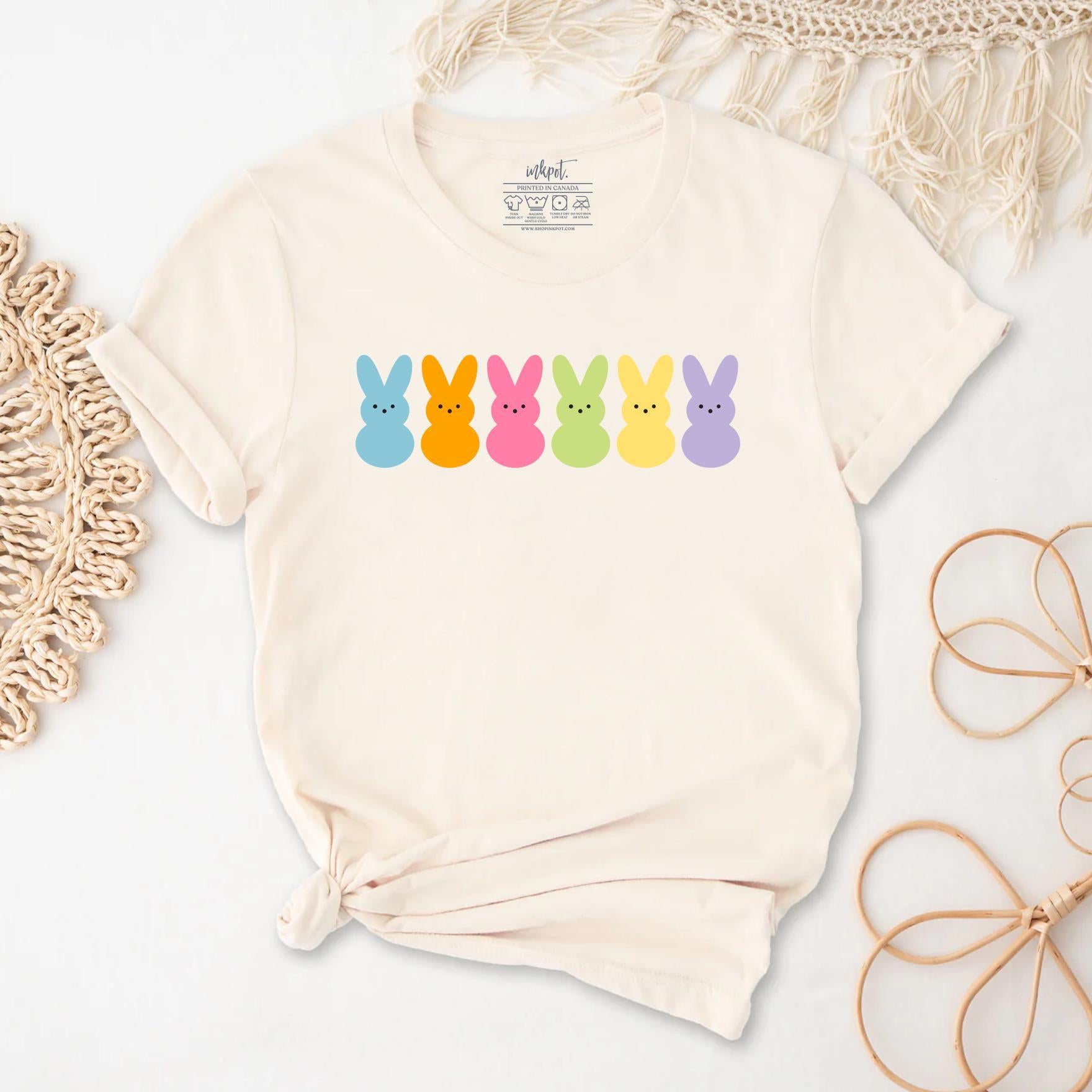 Easter Peeps Shirt Sweatshirt | Cute Easter Shirt, Happy Easter Shirt, Easter Tee, Women Easter Tee, Cute Bunny Tee, Easter Peeps Sweatshirt
