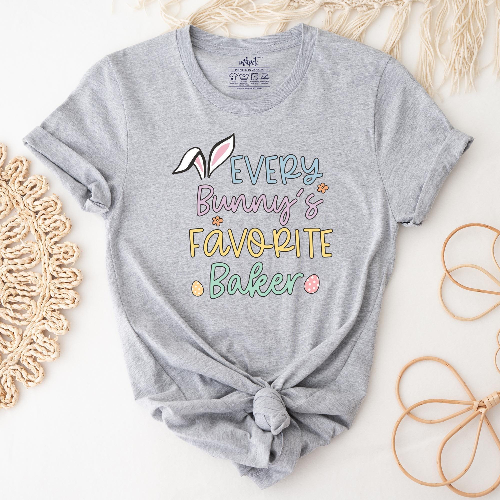 Easter Baker Shirt Sweatshirt | Cute Easter Shirt, Happy Easter Shirt, Easter Tee, Women Easter Tee, Cute Bunny Tee, Easter Baker Sweatshirt