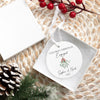 Personalized First Christmas Engaged Ornament 2025 | Ceramic Engagement Keepsake, Couples Ornament, Engagement, Newly Engaged Ornament