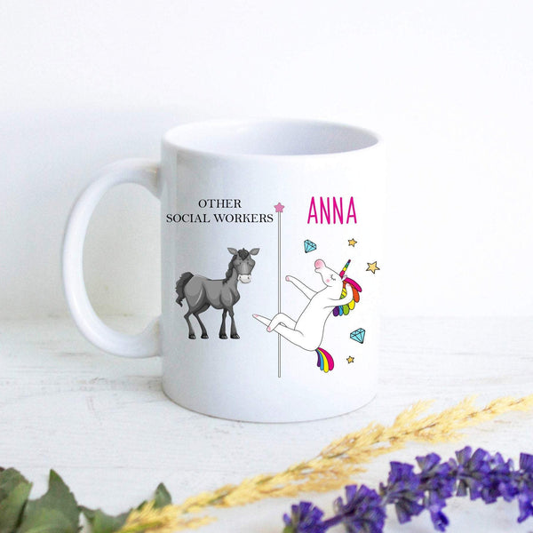 Other Social Workers Vs. You Unicorn - White Ceramic Mug