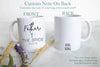 Father of the Bride Mother of the Bride Individual or Mug Set Custom Name With Date - White Ceramic Mug - Inkpot