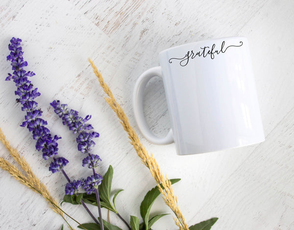 Thankful Mug - White Ceramic Mug