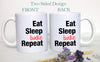 Eat Sleep Bake Repeat - White Ceramic Mug