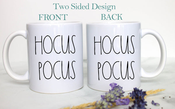 Rae Dunn Inspired Hocus Pocus - White Ceramic Mug